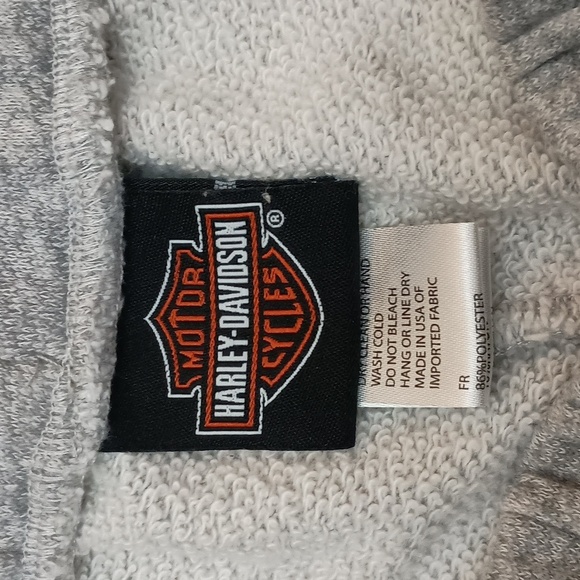 Harley Davidson Women's Night Brush Script Rhinestone Embellished Lounge Pants - Picture 7 of 8